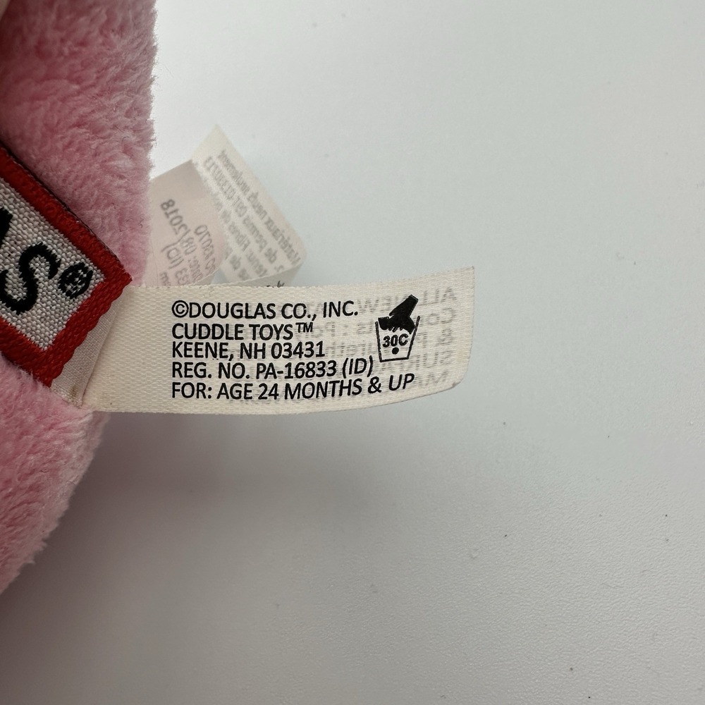 Douglas Pink Narwhal Plush Stuffed Animal 13 Inch Soft Whale Unicorn Sea Toy - Picture 7 of 10